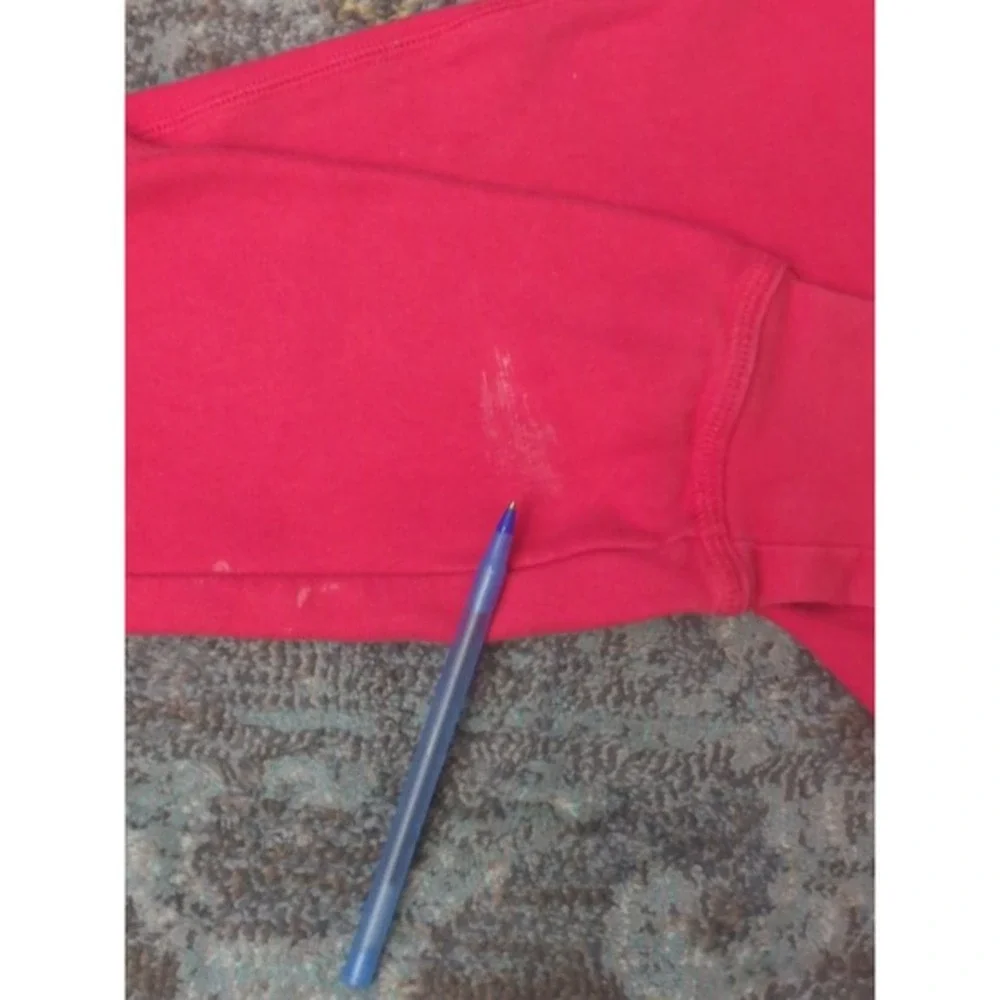 Nike Spellout Womens Red Hoodie Size L Zip Up Large Swoosh Sportswear Jacket Y2K